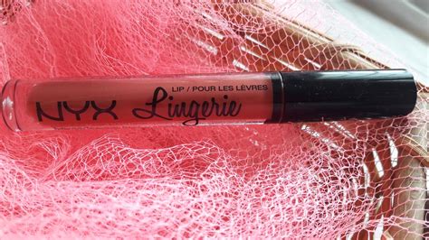 NYX Lip Lingerie Liquid Lipstick Exotic Review,。